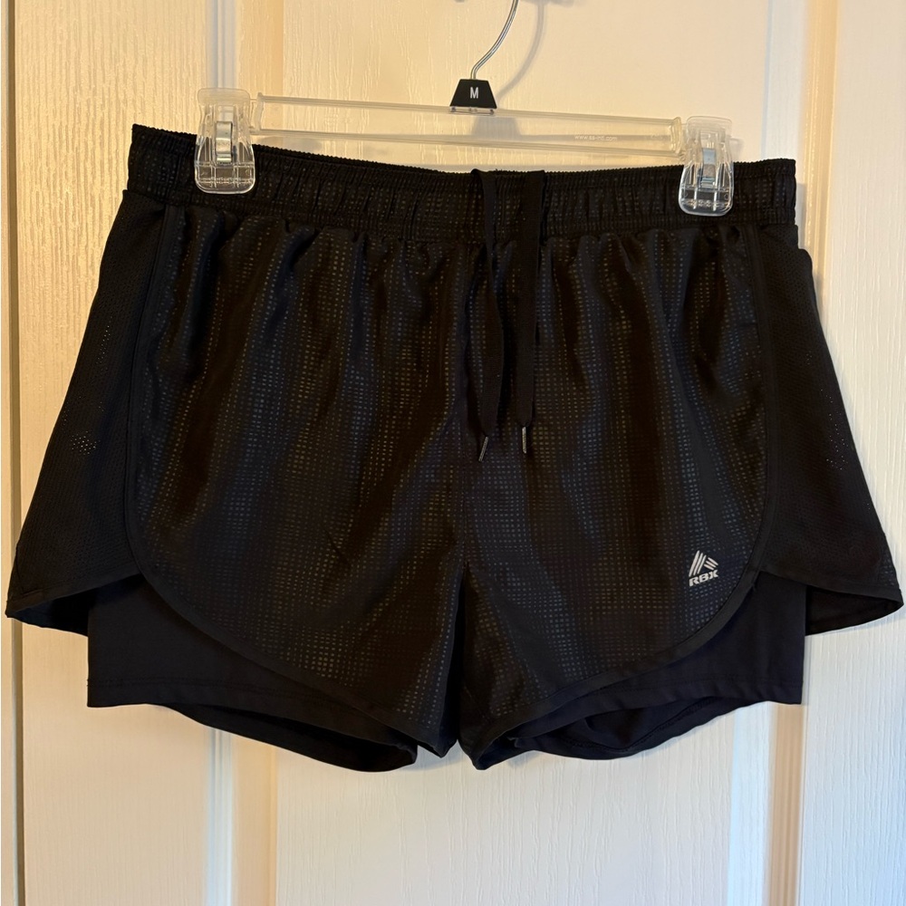 RBX Black Women's Athletic Shorts